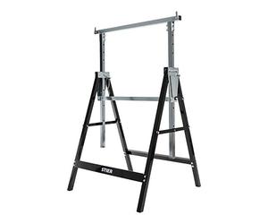 STIER Tréteau télescopique 200 kg, hauteur: 1,3m, 6,3kg, réglage en hauteur, tréteau de chantier