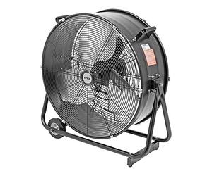 STIER Ventilateur tambour mobile 330 W Ø 600 mm, 240 V, 2 niveaux de vitesse, souffleur orbital, ventilateur chantier