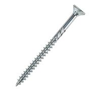 STIER Vis à tête fraisée pour panneaux de particules 5x60 acier galvanisé TX 20, galvanisé, agréation ETA, vis à bois pour construction, vis à bois tête cylindrique 200 pièces