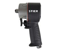 STIER Visseuse à percussion 13-MBS entraînement 1/2" extra court, couple de déclenchement max. 1 275 N, plusieurs niveaux, poignée isolée, visseuse sans fil, visseuse à chocs