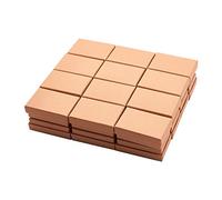 Stiesy Lot de 24 boîtes à bijoux en carton avec couvercle pour emballage de bijoux, colliers, bagues, boucles d'oreilles, Noël, 8 x 5 x 2,5 cm