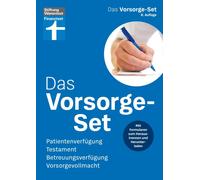 Stiftung Warent Das Vorsorge-Set 2024 - Ihr Ratgeber für die wichtigsten (Poche)