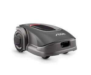 STIGA A 8 - Robot Tondeuse Autonome, sans câble, Navigation AGS & GPS-RTK, jusqu'à 800 m², Commande par Application, Installation Facile, Gris ou Noir