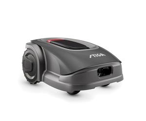 STIGA A 8 - Robot Tondeuse Autonome, sans câble, Navigation AGS & GPS-RTK, jusqu'à 800 m², Commande par Application, Installation Facile, Gris ou Noir