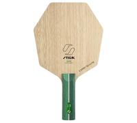 STIGA Aura Hybrid Carbon Cybershape Bois de Tennis de Table Pro Classic Grip - Puissance Explosive et Précision inégalée, Hybride de Fibre de Carbone et de Matériau en Fibre Amortissant les Vibrations