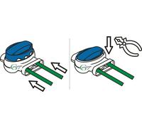 Stiga Autoclip ® compatible Connecteurs de câble Fil de réparation Bornes de connexion Robot de tonte - étanche |Original 3M, Contenu:10x314