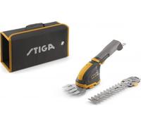 STIGA SGM 102 AE sans fil Cisaille à gazon, Sculpte-haie avec batterie, avec accessoires 10.8 V