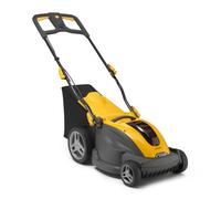 STIGA COMBI 340e Tondeuse à gazon sans fil avec batterie, chargeur, barre réglable, poignée souple, avec S