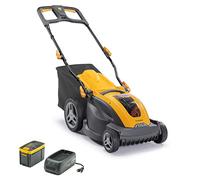 STIGA COMBI 340e Tondeuse à gazon sans fil avec batterie, chargeur, barre réglable, poignée souple, avec S