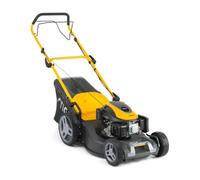 STIGA Combi 53 S Tondeuse à Gazon à Essence, autotractée, Plateau de Coupe en Acier de 51 cm, Moteur 166 CC, bac de ramassage de 60 litres, système de Coupe 3 en 1, guidons réglables