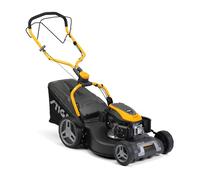 STIGA Combi 553 S Tondeuse à Gazon à Essence, automotrice Plateau de Coupe en Acier de 51 cm, Moteur 166 CC, bac de ramassage de 60 L, système de Coupe 3 en 1, Guidon réglable Fulcrum