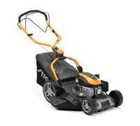 STIGA Combi 748 S Tondeuse à Essence, automotrice, Plateau de Coupe en Acier galvanisé de 46 cm, Moteur 139 CC, bac de ramassage de 60 L, système de Coupe 4 en 1, Guidon réglable Fulcrum