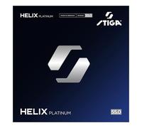 STIGA Helix Platinum 55 Rouge 2,2 : Le revêtement de Tennis de Table des Professionnels pour Une Vitesse et des Effets maximaux, Haute qualité, Mousse Ultra-Dure de 55°.