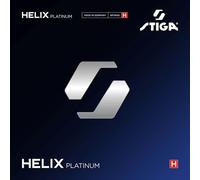 STIGA Helix Platinum H Rouge 2,2 : revêtement de Tennis de Table de Haute qualité pour Joueurs offensifs, Mousse Dure de 50°.