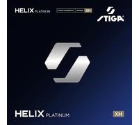 STIGA Helix Platinum XH Rouge 2,2 : revêtement de Tennis de Table extrêmement Rapide de Haute qualité pour Joueurs offensifs de Niveau avancé, Mousse très Dure de 52,5°.