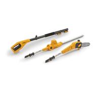 STIGA MT 100e Outil Multifonction sans Fil, 20 V 4 Ah (Batt. Non INCL.) - Manche Télescopique 55 cm, Lame 46 cm - Taille-Haies, Élagage en Hauteur