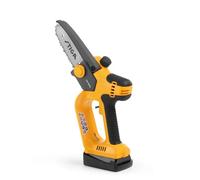 STIGA PR 100e Scie d'élagage 20V 2Ah, coupe jusqu'à 120 brins, légère, lubrification automatique, batterie et chargeur inclus, compatible perche.