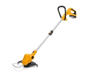 STIGA SGT 100e kit Coupe-Herbe sans Fil, Batterie 20V (2Ah), tête rotative (45°), Yellow/Grey