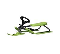 STIGA Snowracer Iconic - Luge Enfant avec Cadre en Acier, Frein et Câble de Remorquage - pour Les Enfants à Partir de 5 Ans