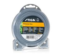 Stiga SP66 Fil De Coupe, Nylon, Rond avec des Rainures, Diamètre De 2mm, 15m De Longueur