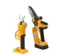 STIGA SP 100e Kit Set d'Élagage À Batterie (Sécateur + Scie), 20 V, Coupe 50 mm - 1 Batt. 2 Ah + Chargeur, Léger Et Maniable - Élagage Branches Fines À Moyennes