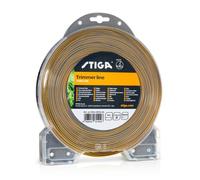 STIGA STIGA FIL DE COUPE TIGER ROND BI-MATIÈRE, Ø 2,4 MM, 87 M - COEXTRUDÉ, RÉSISTANT - POUR COUPE-BORDURES ET DÉBROUSSAILLEUSES