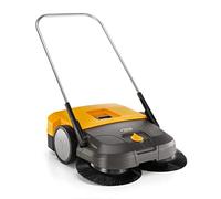 STIGA SWP 475 Balayeuse Poussée, 75 cm, Bac 50 L - Deux Brosses Contrarotatives 41 cm, Réglage 8 Positions - Surfaces Dures Jusqu'à 2 900 m²