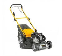 STIGA Tondeuse à Essence autoportée Combi 48 SEQ B MS - Largeur de Coupe 46 cm, Moteur Briggs & Stratton 150 CC, Bac Hybride 60L, Fonctionnalité 4-en-1 pour Jardins Jusqu’à 1200 m²