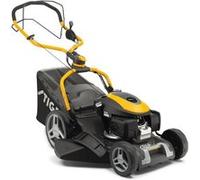 Stiga Tondeuse à gazon thermique 167 cm³ - Honda 4T - ramassage, mulching, ejection arrière et latérale - largeur coupe 51 cm - noire