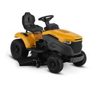 STIGA Tornado 5108 W Tracteur de pelouse bicylindre 586 CC - Largeur de Coupe 108 cm, Transmission hydrostatique, Ejection latérale et Broyer, Eclairage LED