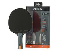 STIGA Vision Raquette de Tennis de Table 4 Étoiles - Bois 5 Plis, Manche Concave, Revêtement ITTF avec Éponge 2mm, Technologie Crystal pour Vitesse et Contrôle