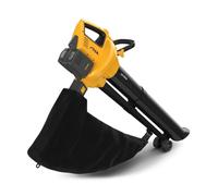 Stiga VS 100e 3en1 aspirateur et souffleur de Feuilles avec broyeur, INCL. 2X 20V (4Ah) Batterie & Chargeur, Noir/Jaune