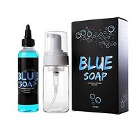 STIGMA Tatouage Savon Bleu 4OZ avec Bouteille Moussante 120 ml Solution de Guérison Apaisante Nettoyante Savon de Tatouage Hautement Concentré TS301-4OZ-3A