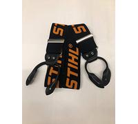 Stihl 0000 884 1579 Bretelles pour Pantalon d'arboriste Noir/Orange