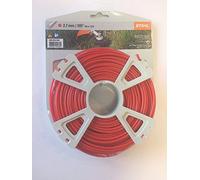 Stihl 0000 930 2343 Fil rond pour débroussailleuse Rouge 2,7 mm x 68 m
