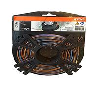 Stihl 00009304301 Fil de coupe cruciforme avec partie carbone, 00009304301, Orange