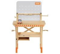 Stihl 0421 600 0144 Établi pour enfants Stihl en bois Kinderwerkbank aus Holz