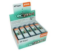 Stihl 0781 319 8052 HP Super Lot de 10 dosettes d'huile pour moteurs 2 temps et 4-MIX