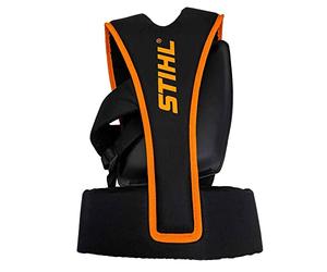 STIHL Advance Plus Forest 41477109015 Sangle d'épaule Double pour débroussailleuse Souple rembourrée en Noir/Orange