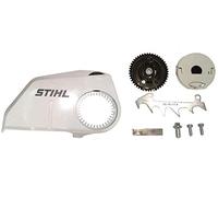 Stihl Kit de tension rapide pour chaîne pour MS 170, 180, 210, 230, 250 - Noir / Orange - Fonctionne sur batterie - Kit de mise à niveau pour débroussailleuse Stihl - Pièce de rechange - Tondeuse à