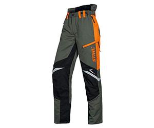 Stihl Pantalon de protection Fonction ERGO Vert olive / orange / noir, 50, 1