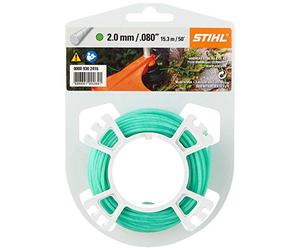 Stihl Rouleau de Fil de Tondeuse Rond et Silencieux Vert 2 mm 15,3 m
