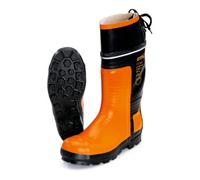 STIHL STIHL Bottes en caoutchouc spécial tronçonneuse, taille 44 orange Quantité:1