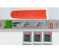 Stihl Système / Rail de Guidage Rollomatic E Mini 30cm 3/8 " P 1,1mm+3Ketten+