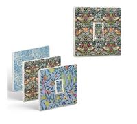 stika.co Lot de 6 autocollants William Morris pour interrupteur - Designs vintage y compris voleur de fraises, souci, grenade - Application facile et qualité durable (pack Supersaver)