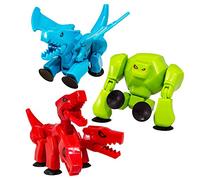 StikBot Zing Mega Monsters Lot de 3 figurines d'action monstres articulées, Cerbère, Gigantus et Scorch