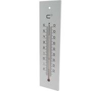 Thermomètre medium en bois L: 30cm - gris
