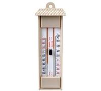 Thermomètre Mini-Maxi en plastique - sans mercure - sable