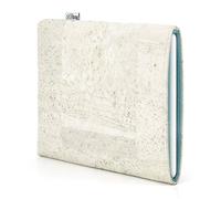 Stilbag Liseuse eBook VIGO pour Onyx Boox Page - Étui compatible fabriqué en Allemagne - Liège blanc, feutre de laine bleu clair