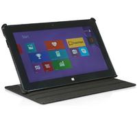 STILGUT Coque de Protection Ultra Fine V2 avec Fonction Support et présentation pour Microsoft Surface 2 Noir